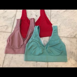 Rhonda Shear Bralette pack of three